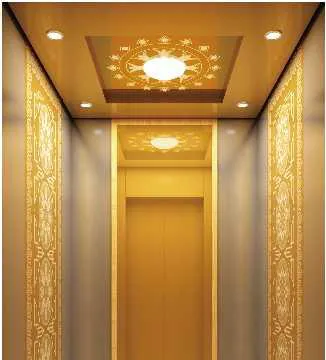 Home & villa lift cabin design reference from a supplier catalogue