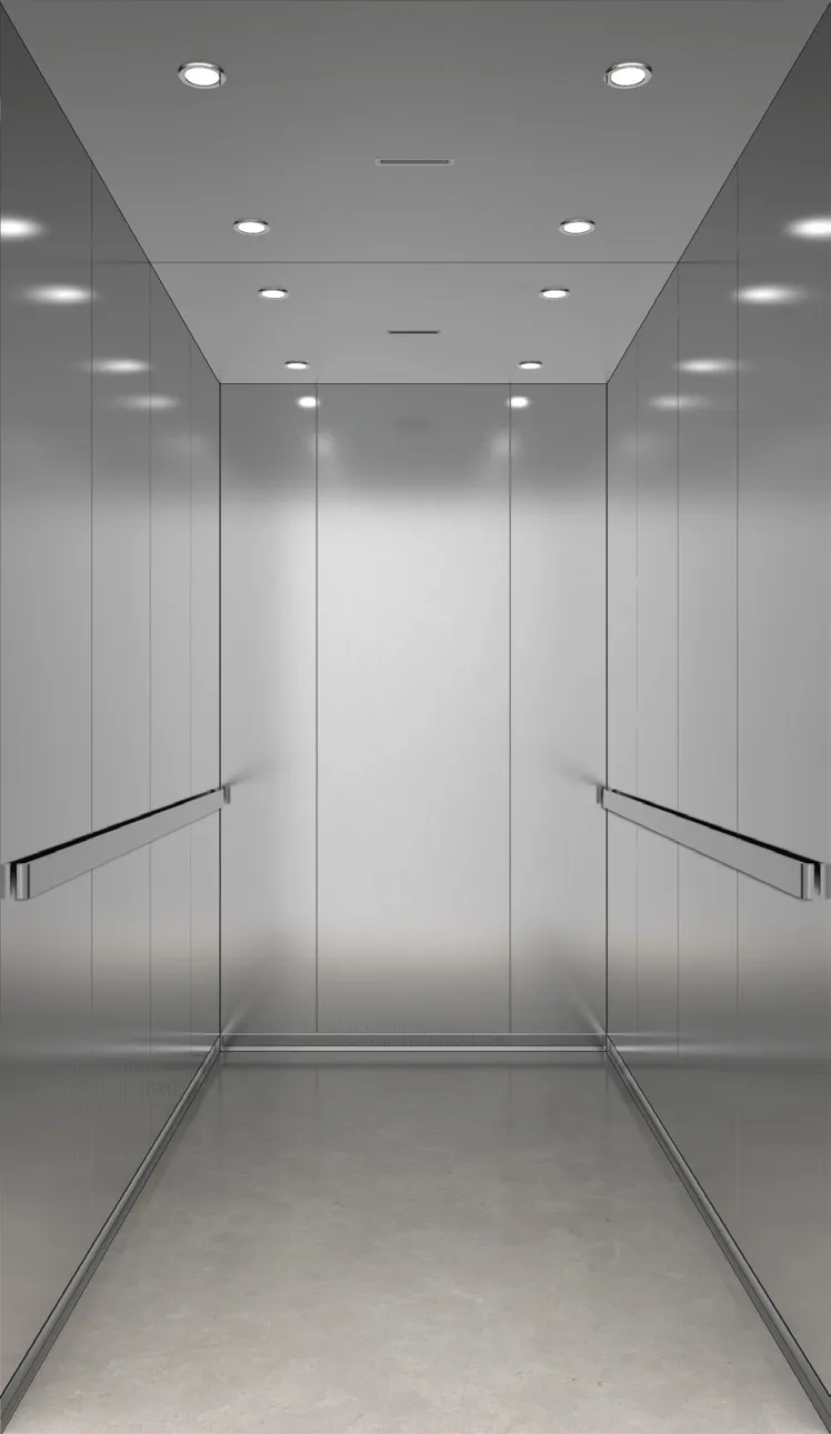 Panoramic & glass lift cabin design reference from a supplier catalogue