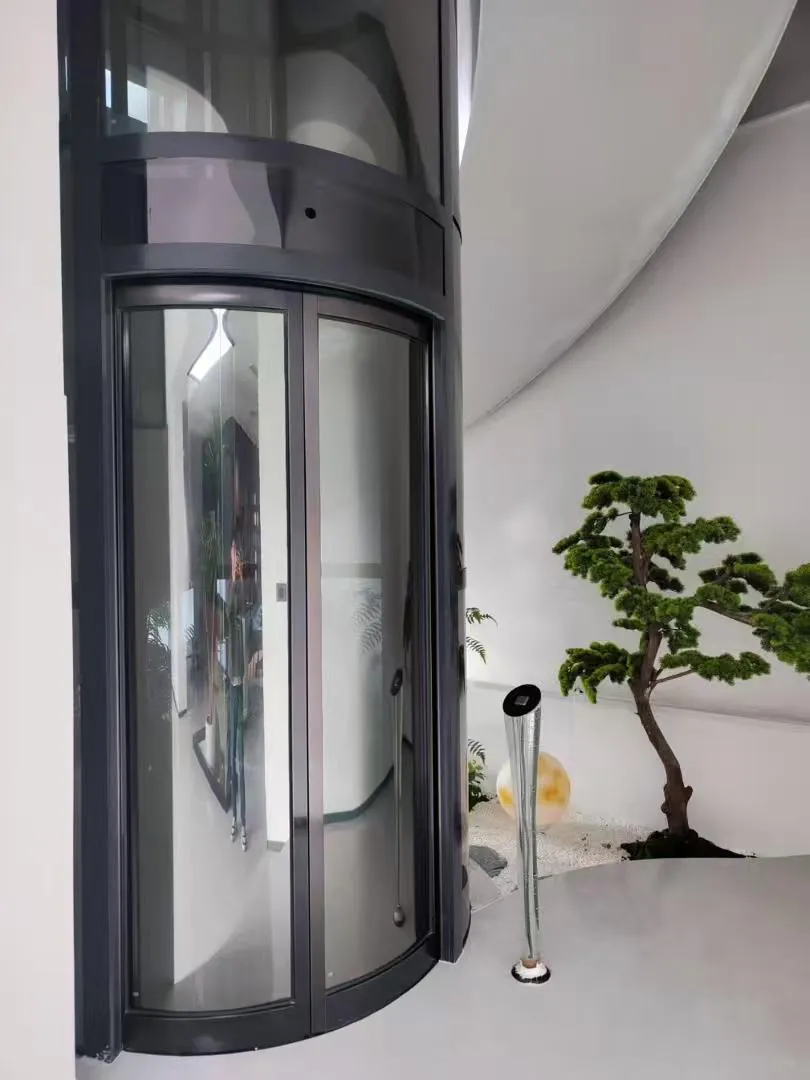 Panoramic & glass lift cabin design reference from a supplier catalogue
