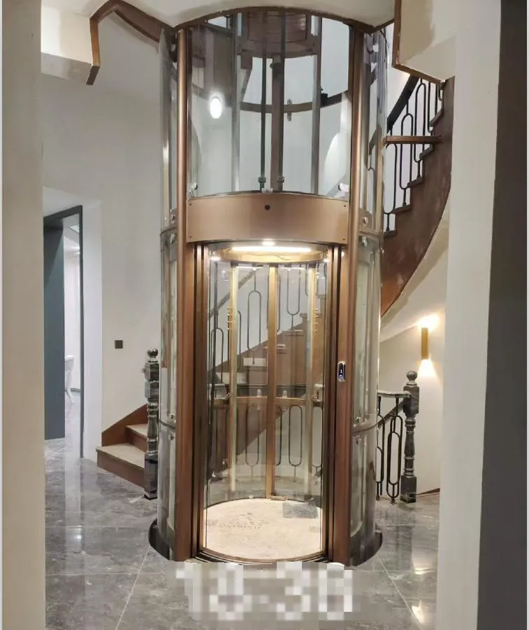 Panoramic & glass lift cabin design reference from a supplier catalogue