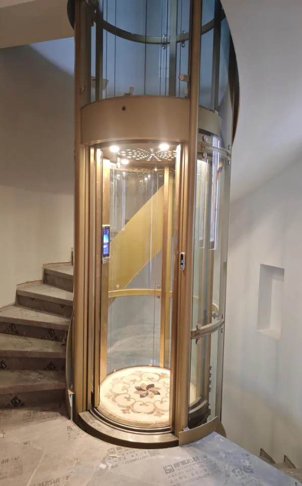 Panoramic & glass lift cabin design reference from a supplier catalogue
