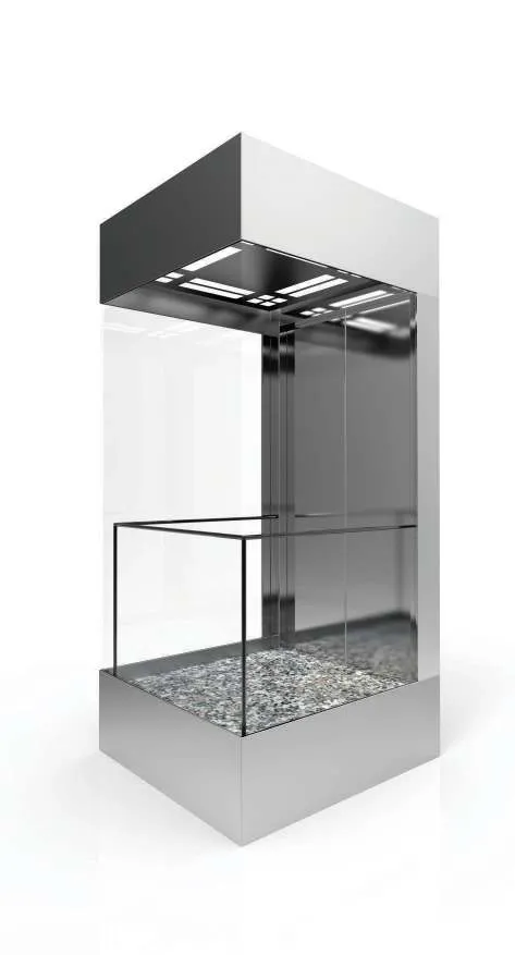 Passenger lift cabin design reference from a supplier catalogue