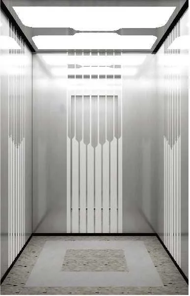 Passenger lift cabin design reference from a supplier catalogue