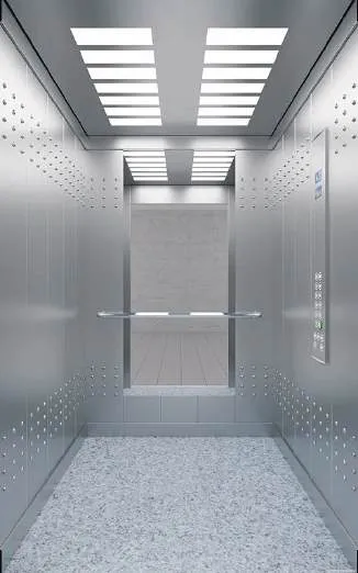 Passenger lift cabin design reference from a supplier catalogue