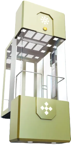 Passenger lift cabin design reference from a supplier catalogue