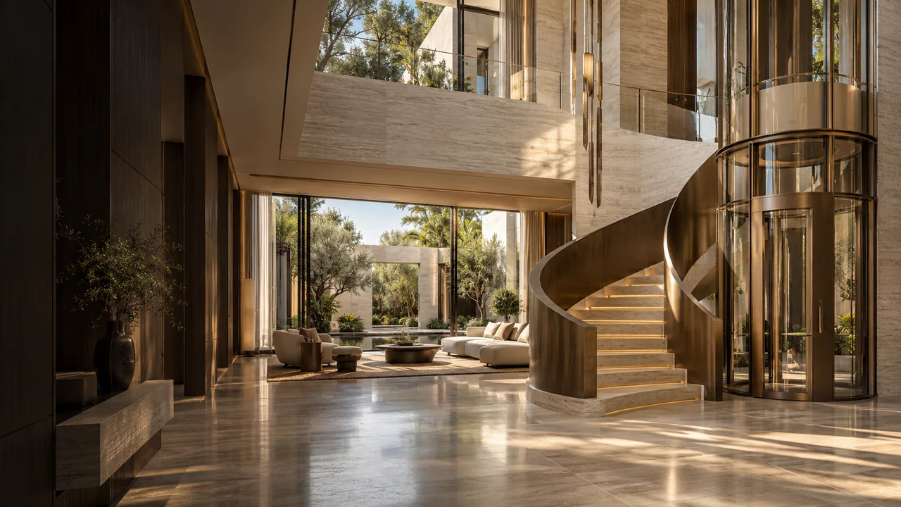 Illustrative architectural interior concept