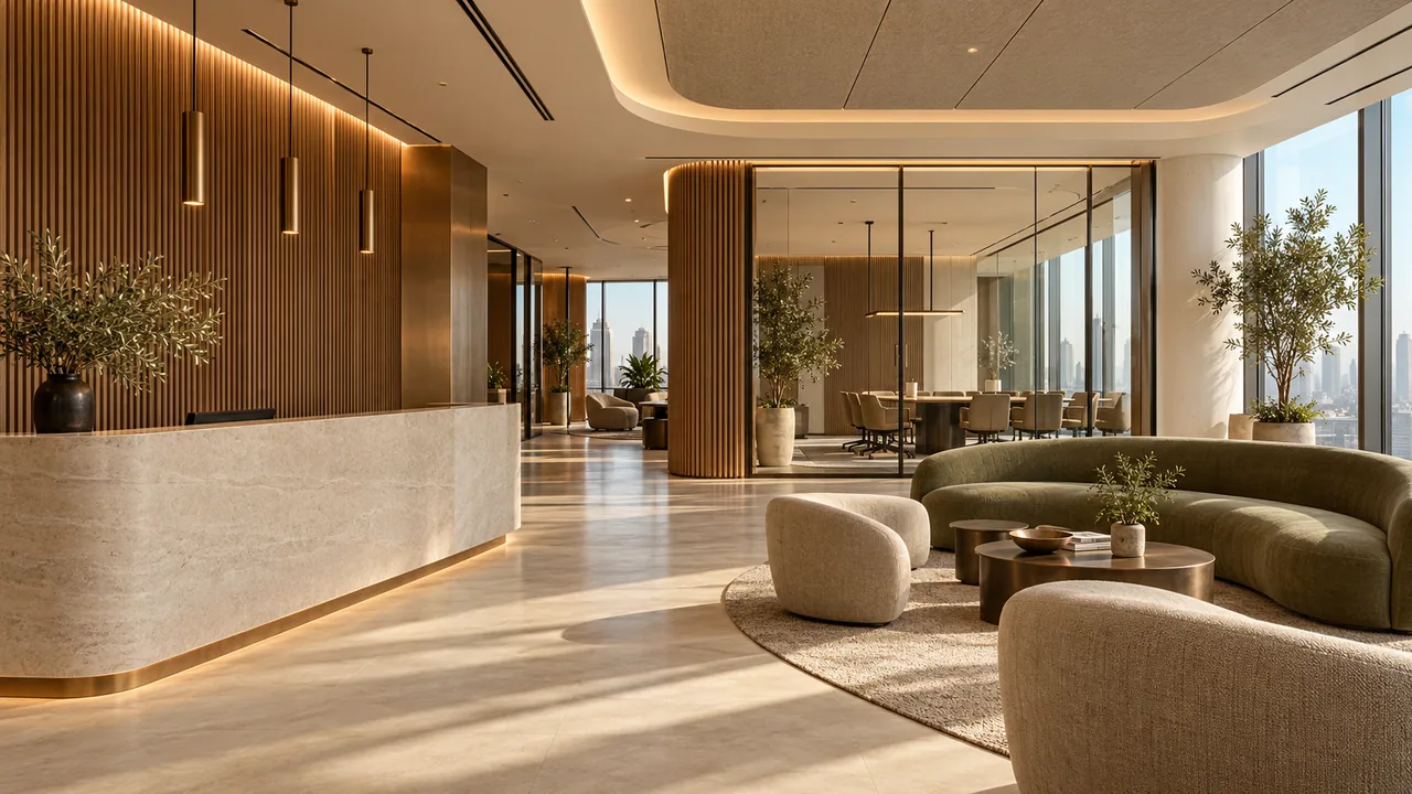 Architectural design concept for Office Fit-Out in Dubai